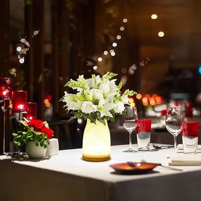 Home Decoration LED Vase Table Light With Breathing Light Good Gift For Children