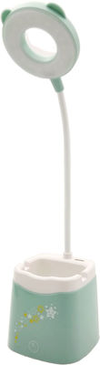 10x10x10cm Battery Operated Table Lamp Childrens' Night Light With Mini Storage And Phone Holder
