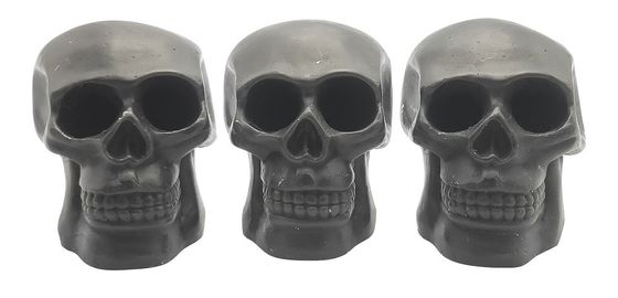 7*8.7*8.1cm  Wax Skull LED Gift Light With CR2032 Button Cell Battery