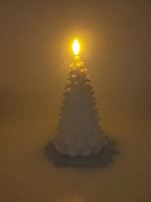 3AAA Battery Wax Pinecone Halloween LED Gift Light 3pk 10.8*10.8*17(20)Cm