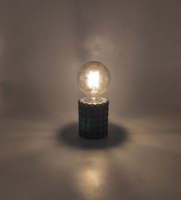 Cement Base LED On-Off Bulb Diameter 8cm Button Switch Type