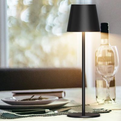 Rechargeable 3 In 1 Battery Operated Table Lamp IP44 Warm White Iron metal+ABS 150lm
