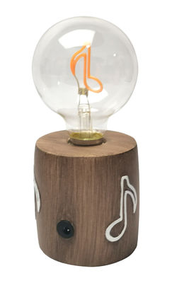 655g LED Filament Lamp With Note Resin 2AA 8*8*18 Cm 8*8*12 Cm