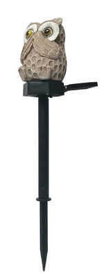 Solar Powered Resin LED Lawn Light 1*LED 4.2*4.2cm Polycrystalline Silicon Bird Shape