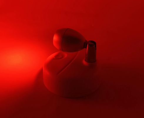 RGB Remote Spotlight With Adjustable Angle 1*RGB5050 0.5W ABS White Silver 76*73mm