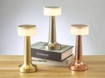 3.7v 1200ma Rechargeable Barbell Shaped Table Lamp ABS PS Metal 3000 - 6000k 30lm