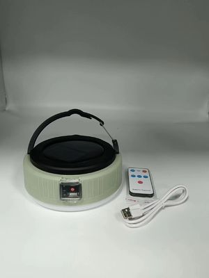 Rechargeable Solar Powered LED Light Lantern IP44 Remote Control Camping Light Solar Powered Led Outside Lights  OEM