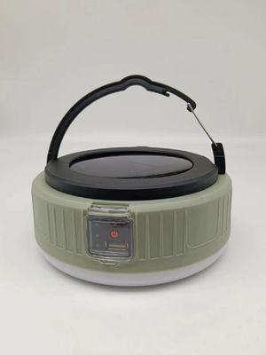 Rechargeable Solar Powered LED Light Lantern IP44 Remote Control Camping Light Solar Powered Led Outside Lights  OEM