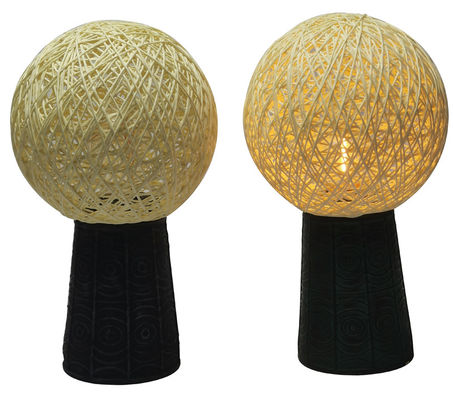 Resin LED Filament Lamp Battery 2AA 14.7*14.7*25 Cm  Ball 14.7*14.7cm Light Color