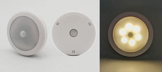 LED Cabinet Sensor Light 6* SMD2835 0.5W PIR 3*AAA Battery Not Included