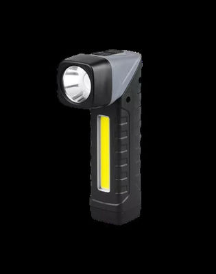 5W COB 800mA Rechargeable LED Flashlight High Brightness Long Beam Distance