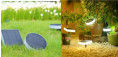 IP44 Waterproof Solar Floor Light in Warm White/Natural White/White for Outdoor