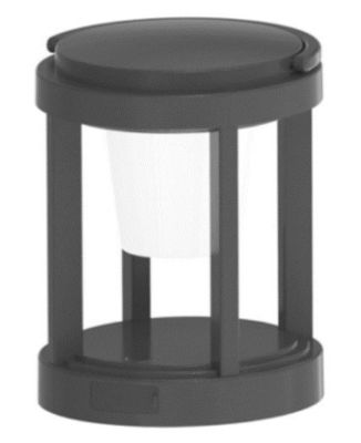 Solar Powered LED Light Warm White ABS PC With Polycrystalline Silicon Panel 300lm 18650 Battery