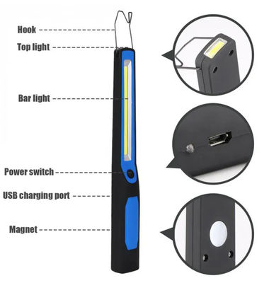 29x4x2.5cm Portable Battery Operated Work Light For Inspecting Outdoor Car Repairing LED