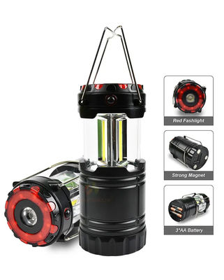 Portable Outdoor 2 In 1 LED Camping Lantern Mini Pop Up LED Lanterns With Flashlight