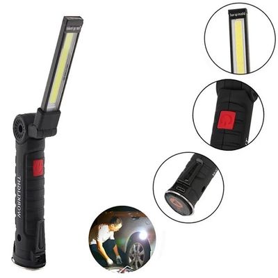 360 Deg Free Rotating 3W COB Portable Magnetic Lights Torch 200 Lumen
