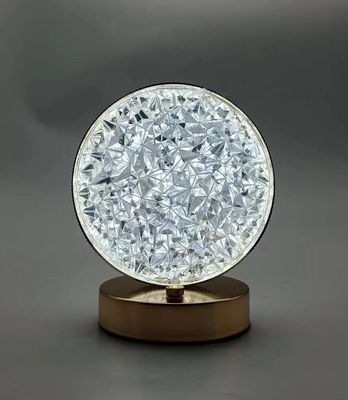 Lightweight Round Bright Battery Operated Table Lamp For Nursery