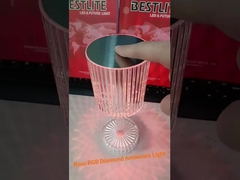 Rechargeable RGB Gatsby Cylinder Table Lamp with Remote Control