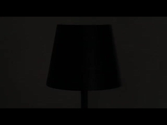 Rechargeable 3 In 1 Battery Operated Table Lamp IP44 Warm White Iron metal+ABS 150lm